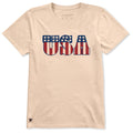 Women's Red White and USA Short Sleeve Tee product image 1