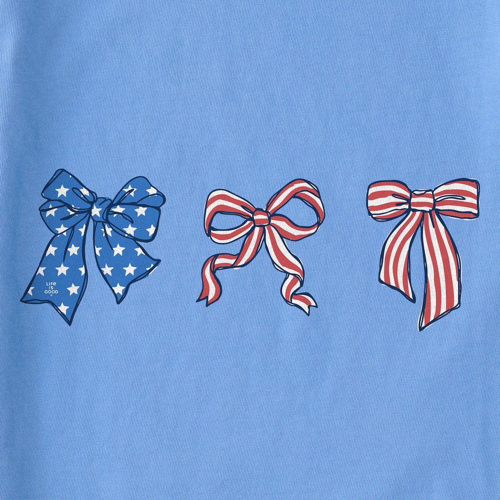 Women's Three American Bows Short Sleeve Crusher Vee product image 2