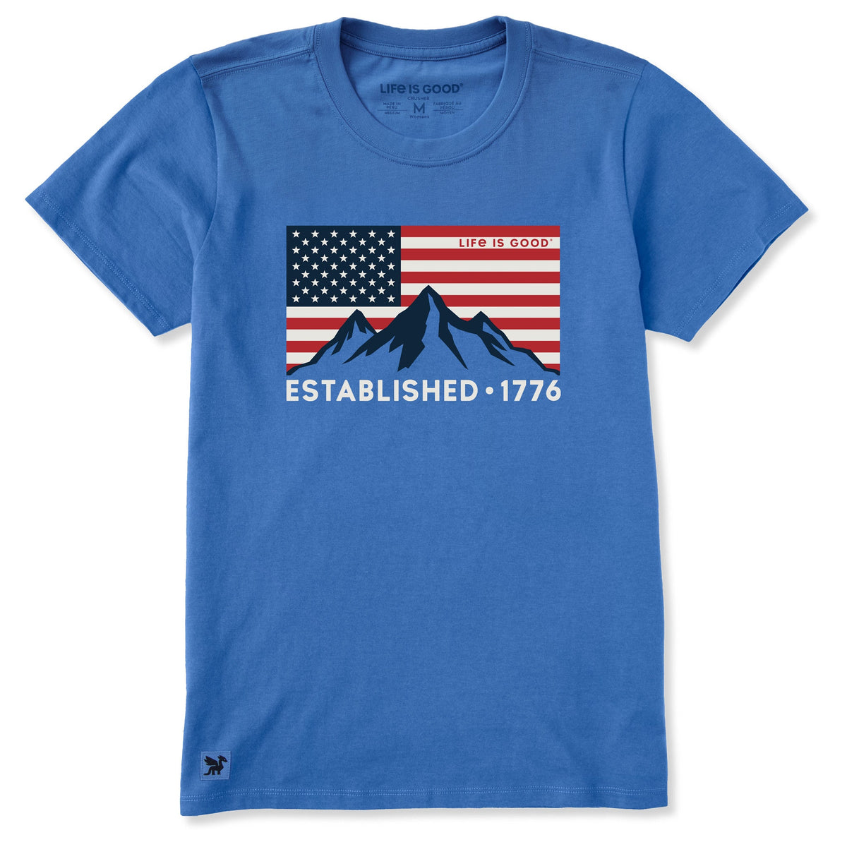Women's Flag Mountain 1776 Short Sleeve Crusher Tee product image 1