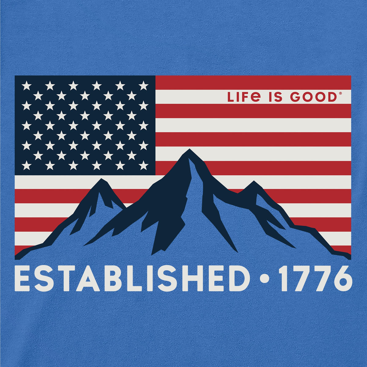 Women's Flag Mountain 1776 Short Sleeve Crusher Tee product image 2