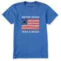Women's Betsy Ross Was a Boss Short Sleeve Crusher Tee product image 1