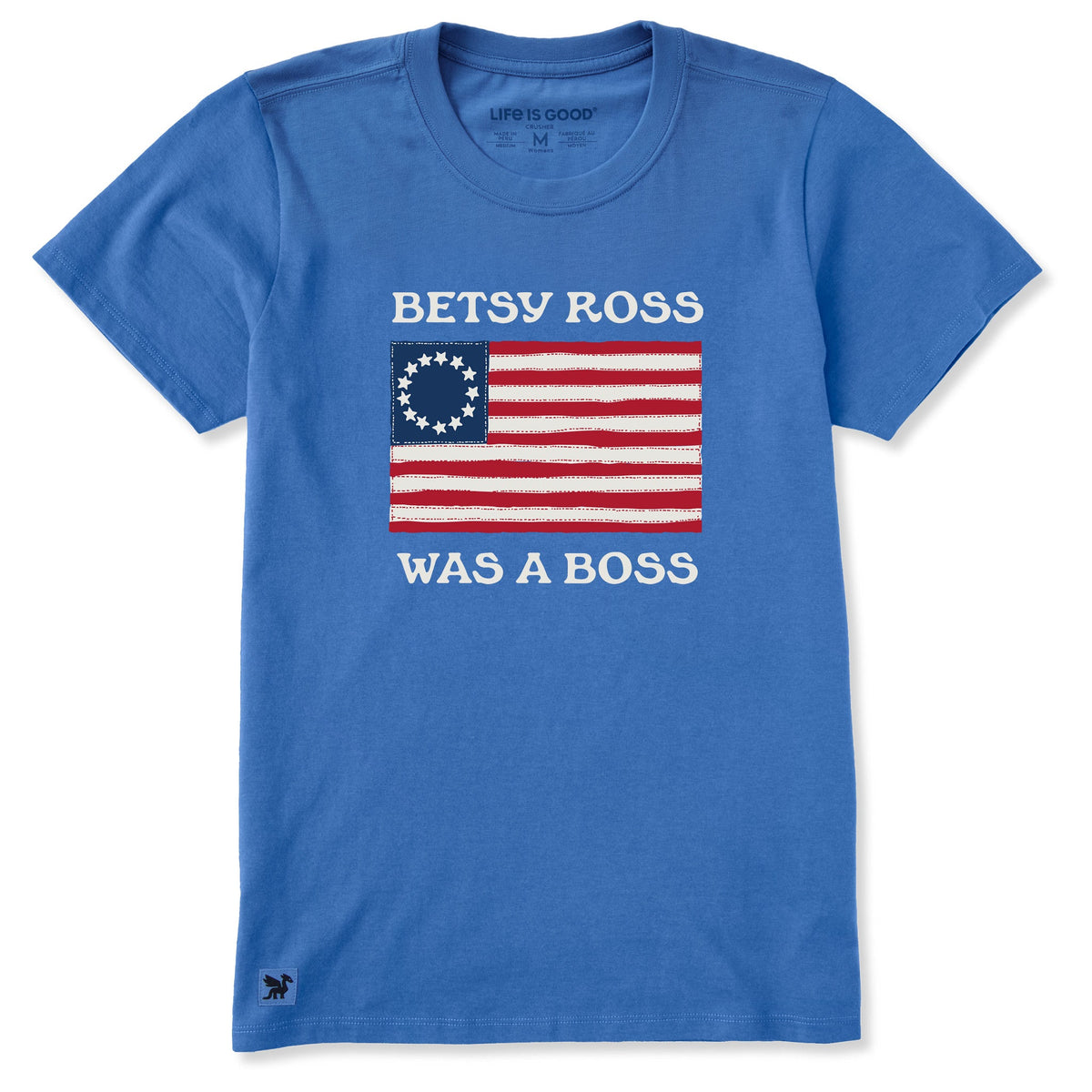 Women's Betsy Ross Was a Boss Short Sleeve Crusher Tee product image 1