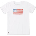 Women's Watercolor Flag Short Sleeve Tee product image 1