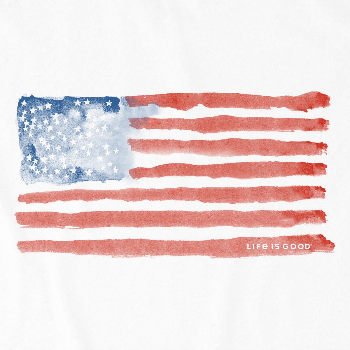 Women's Watercolor Flag Short Sleeve Tee product image 2