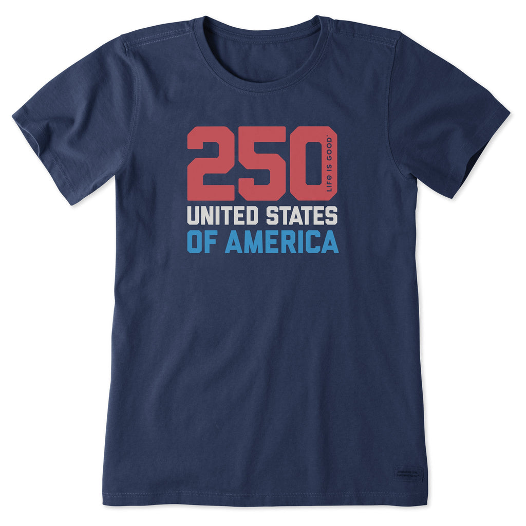 Women's 250 United States Short Sleeve Crusher Tee product image 1