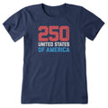 Women's 250 United States Short Sleeve Crusher Tee product image 1
