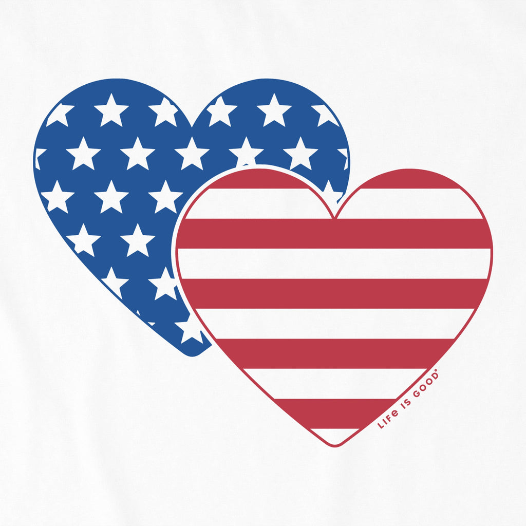 Women's Flag Heart Duo Crusher-LITE Shrunken Tee product image 2