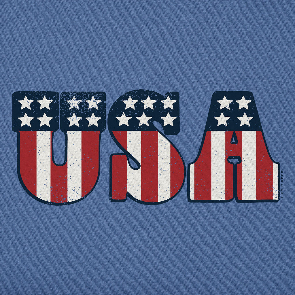 Women's Red White and USA Short Sleeve Tee product image 4