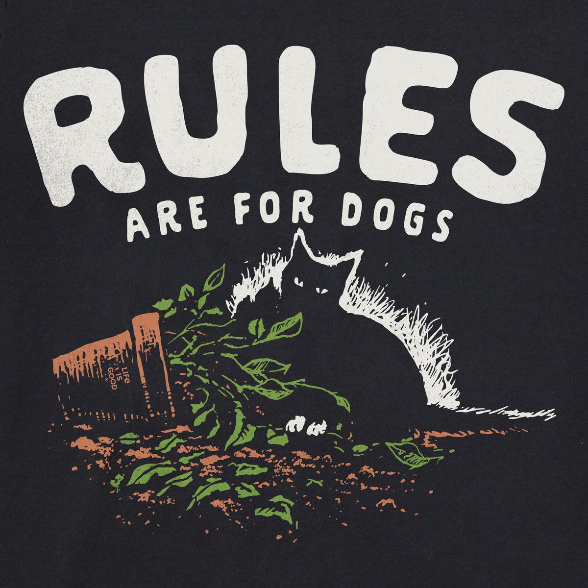 Women's Rules Are for Dogs Short Sleeve Crusher Boxy Tee product image 2