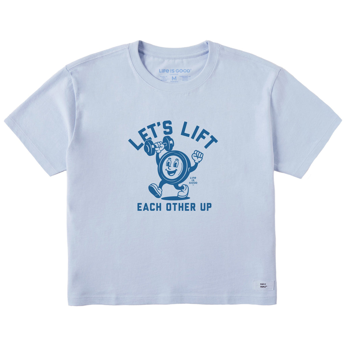 Women's Lets Lift Each Other Up Dumbbell Short Sleeve product image 1