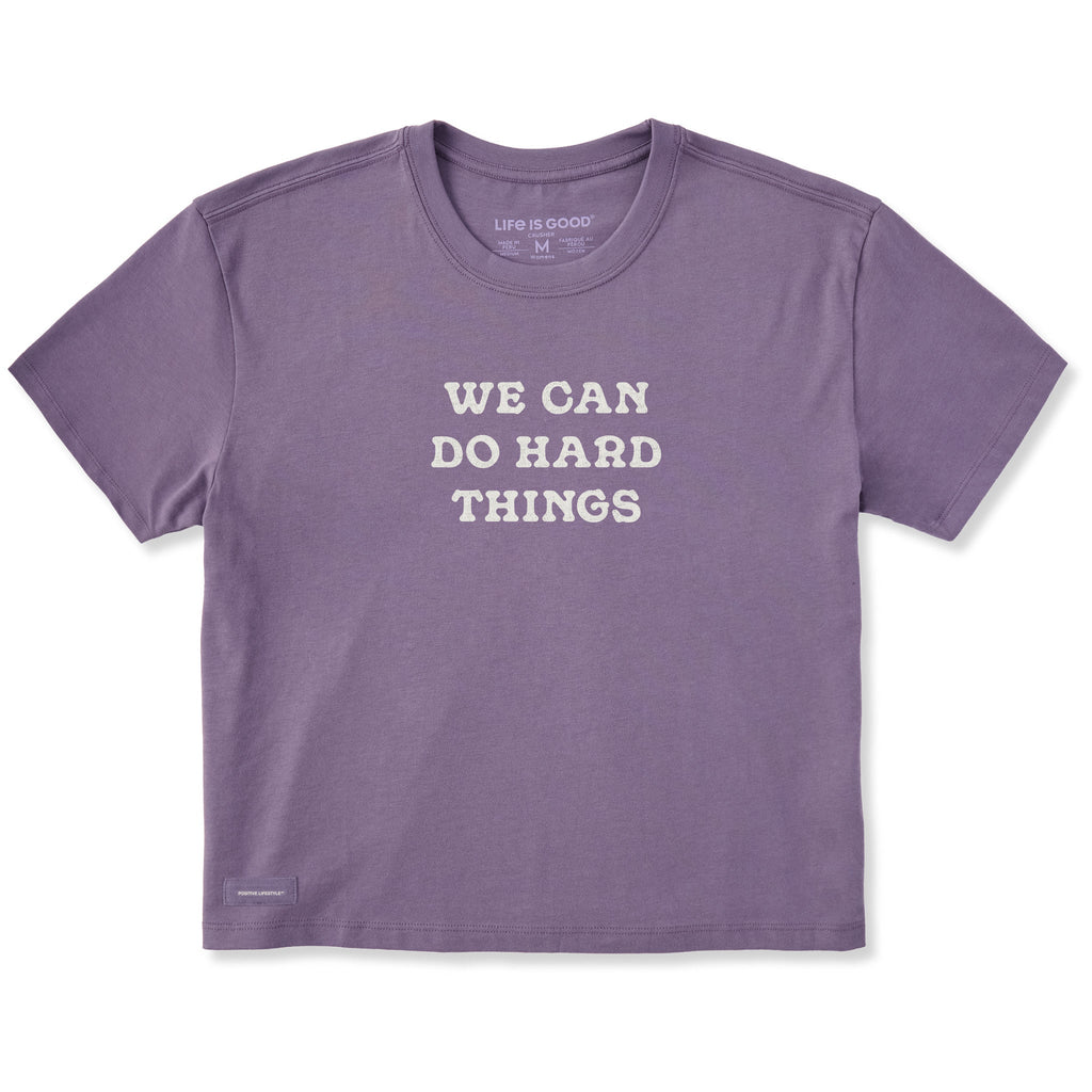 Women's We Can Do Hard Things Short Sleeve Crusher Boxy Tee product image 1