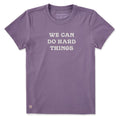 Women's We Can Do Hard Things Short Sleeve Crusher Tee product image 1