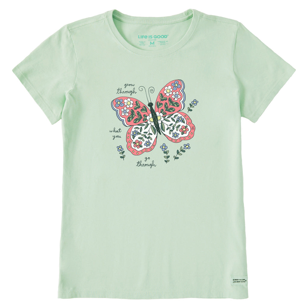 Women's Doodle Butterfly Grow Through Short Sleeve Crusher product image 1