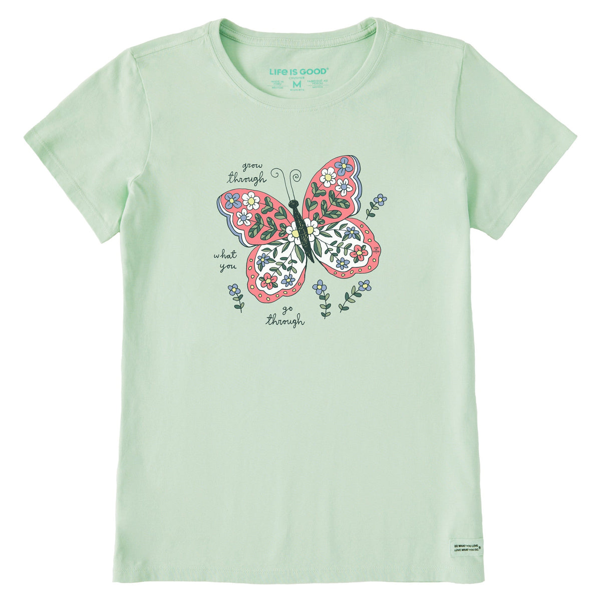 Women's Doodle Butterfly Grow Through Short Sleeve Crusher product image 1