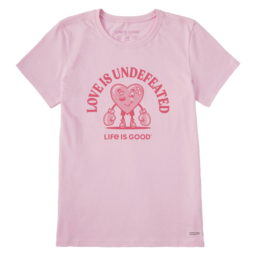 Women's Love is Undefeated Short Sleeve Crusher Tee product image 1