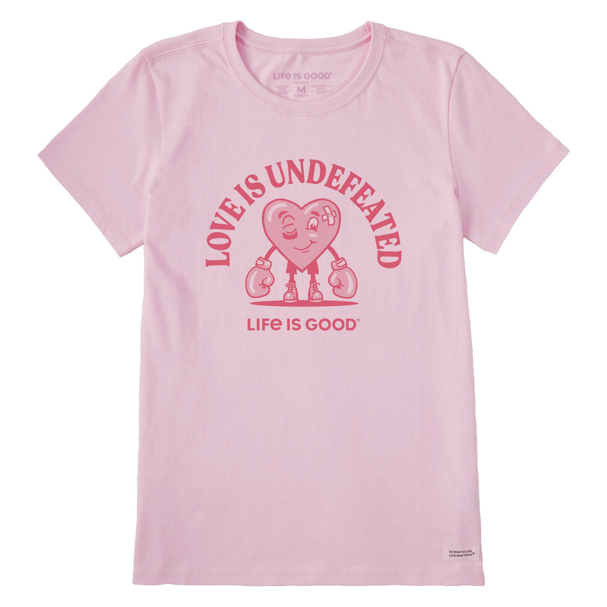 Women's Love is Undefeated Short Sleeve Crusher Tee product image 1