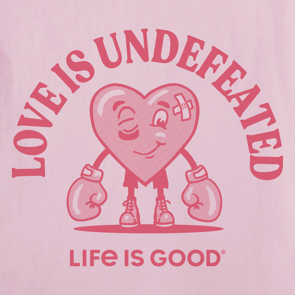 Women's Love is Undefeated Short Sleeve Crusher Tee product image 2