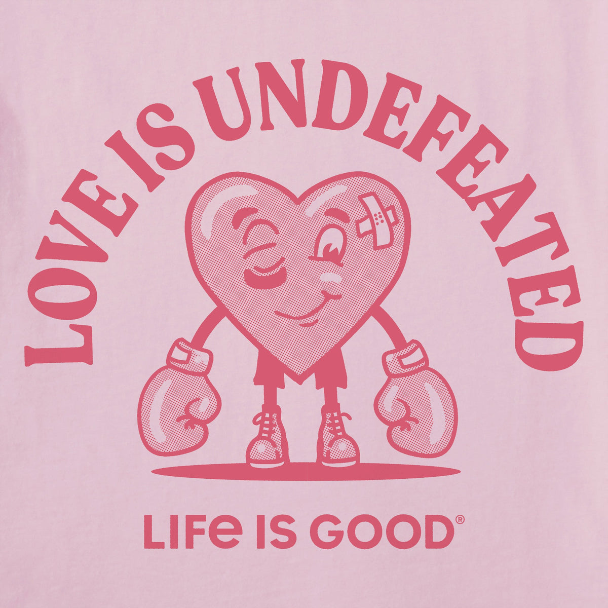 Women's Love is Undefeated Short Sleeve Crusher Tee product image 2