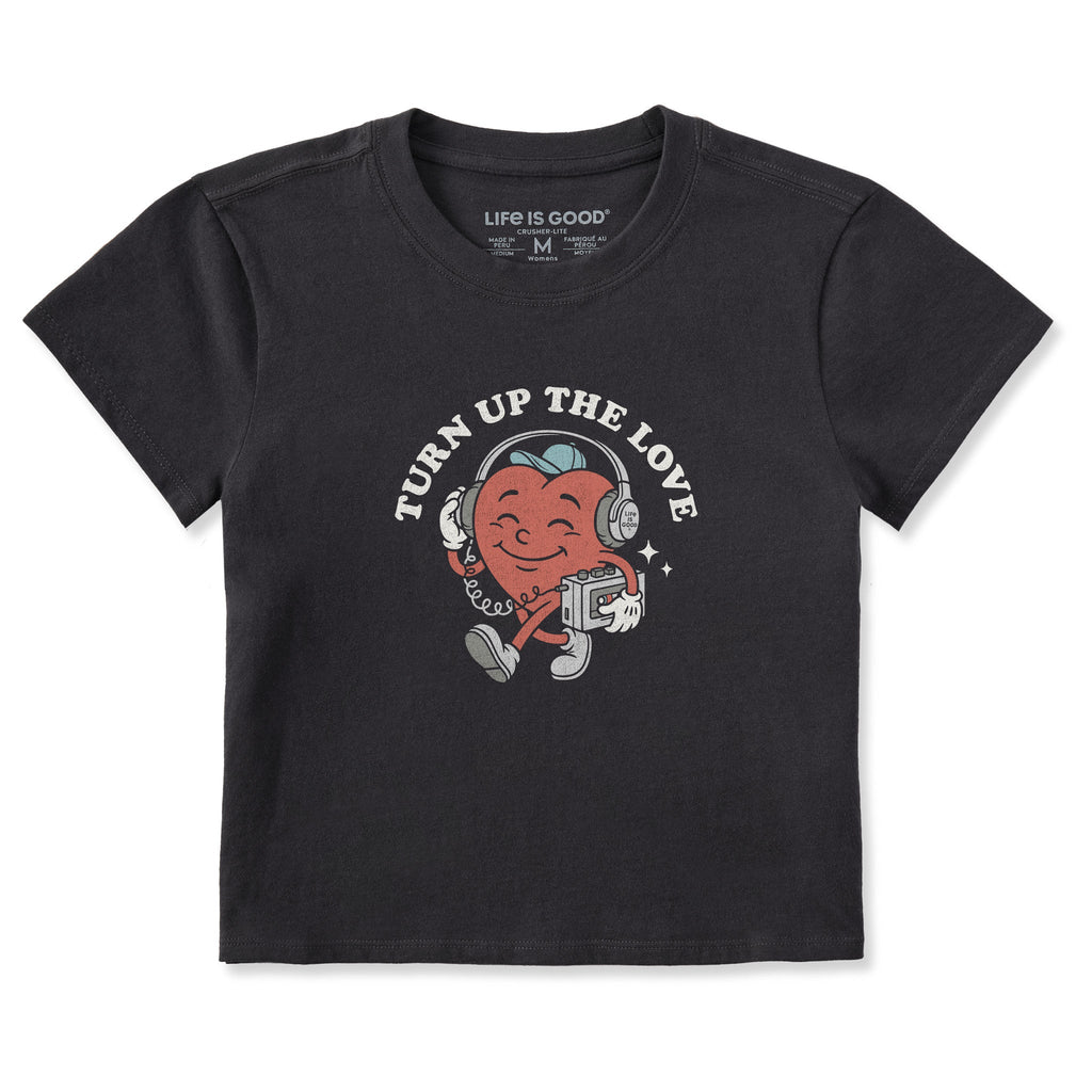 Women's Turn Up the Love Heart Mascot Crusher-LITE Shrunken product image 1