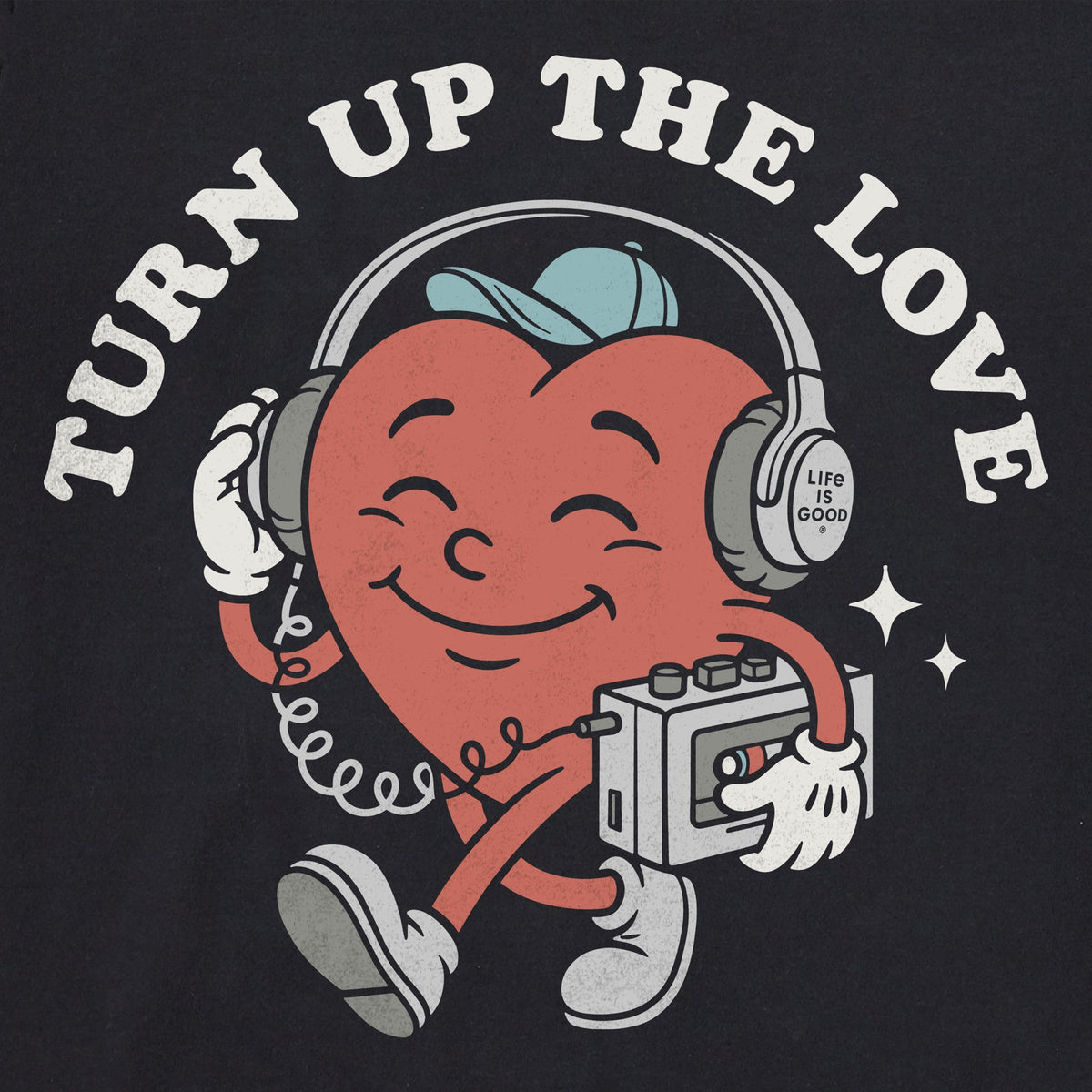 Women's Turn Up the Love Heart Mascot Crusher-LITE Shrunken product image 2