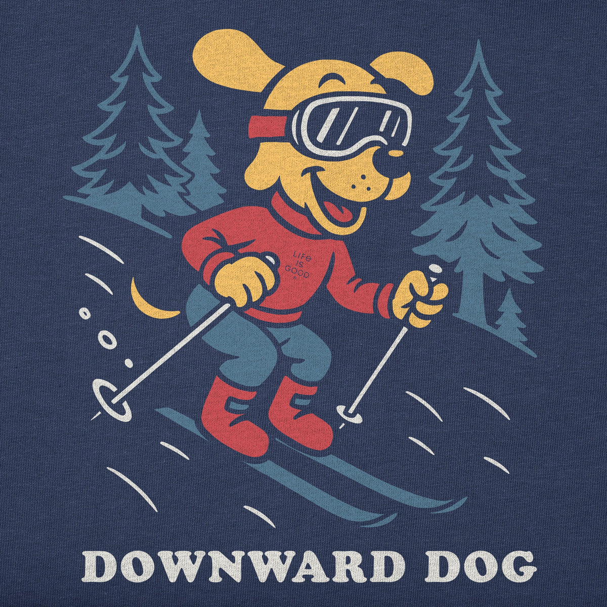 Men's Downward Dog Ski Short Sleeve Crusher Tee product image 2