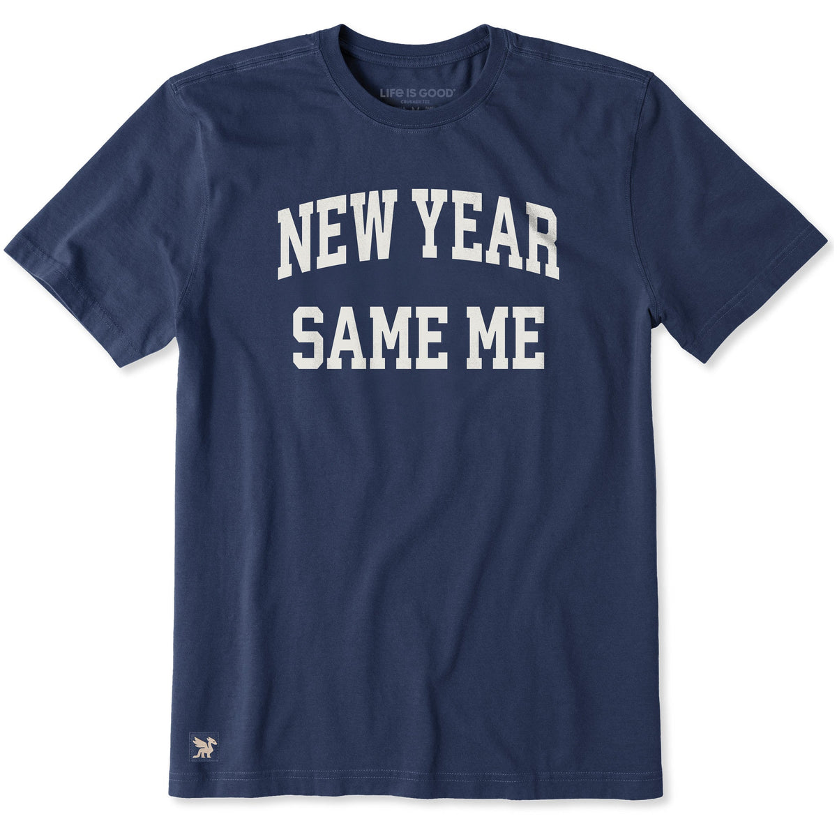 Men's New Year Same Me Arch Short Sleeve Crusher Tee product image 1