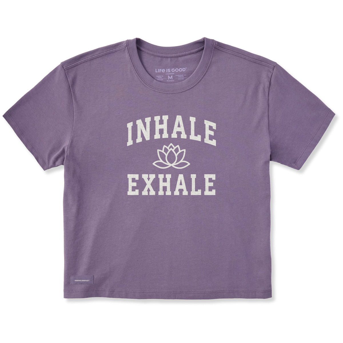 Women's Inhale Exhale Lotus Arch Short Sleeve Crusher Boxy product image 1