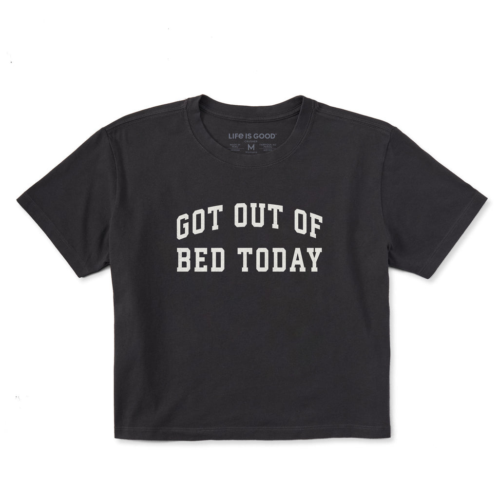 Women's Got Out of Bed Today Arch Short Sleeve Crusher Boxy product image 1