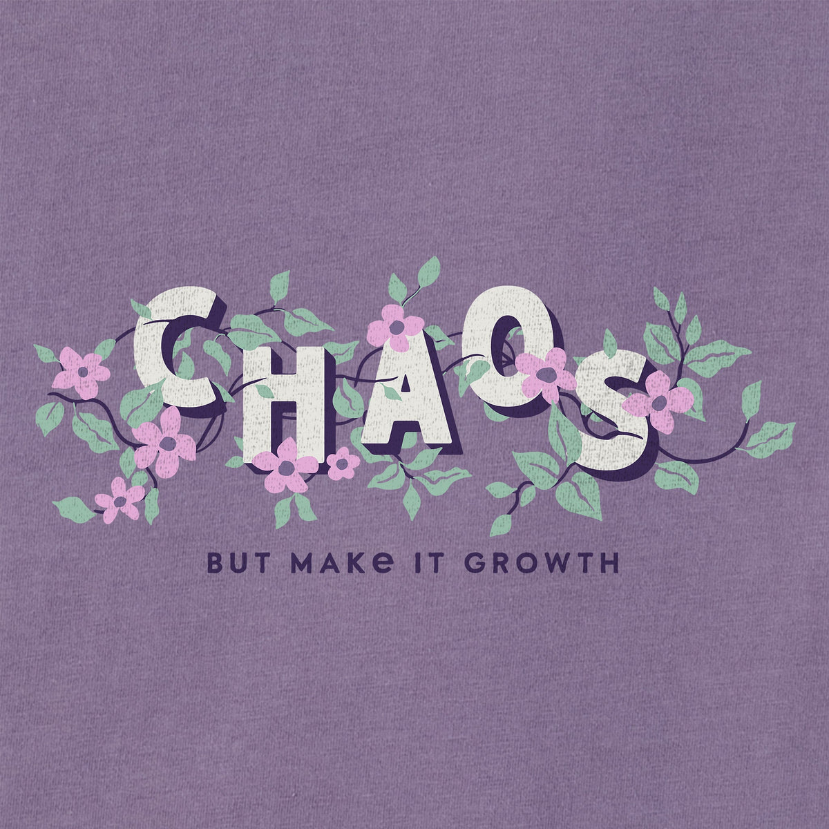 Women's Chaos But Make it Growth Short Sleeve Crusher Boxy product image 2
