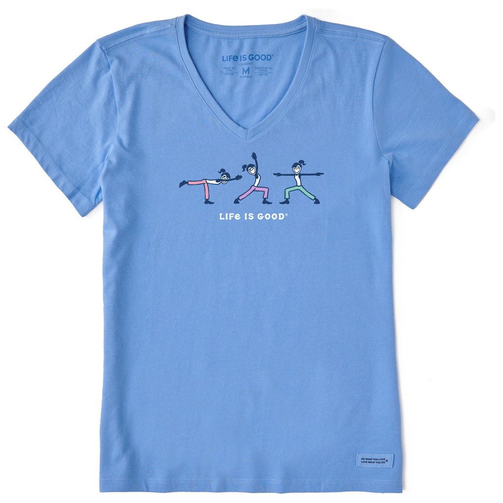 Women's Jackie Warrior Poses Short Sleeve Crusher Vee product image 1