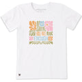Women's You Are Enough Flowers Short Sleeve Crusher Tee product image 1