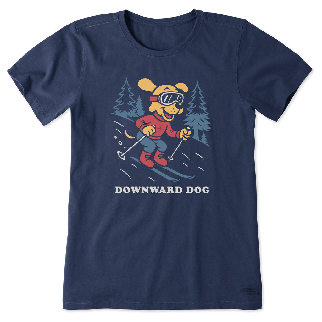 Women's Downward Dog Ski Short Sleeve Crusher Tee product image 1