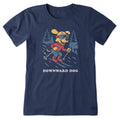 Women's Downward Dog Ski Short Sleeve Crusher Tee product image 1