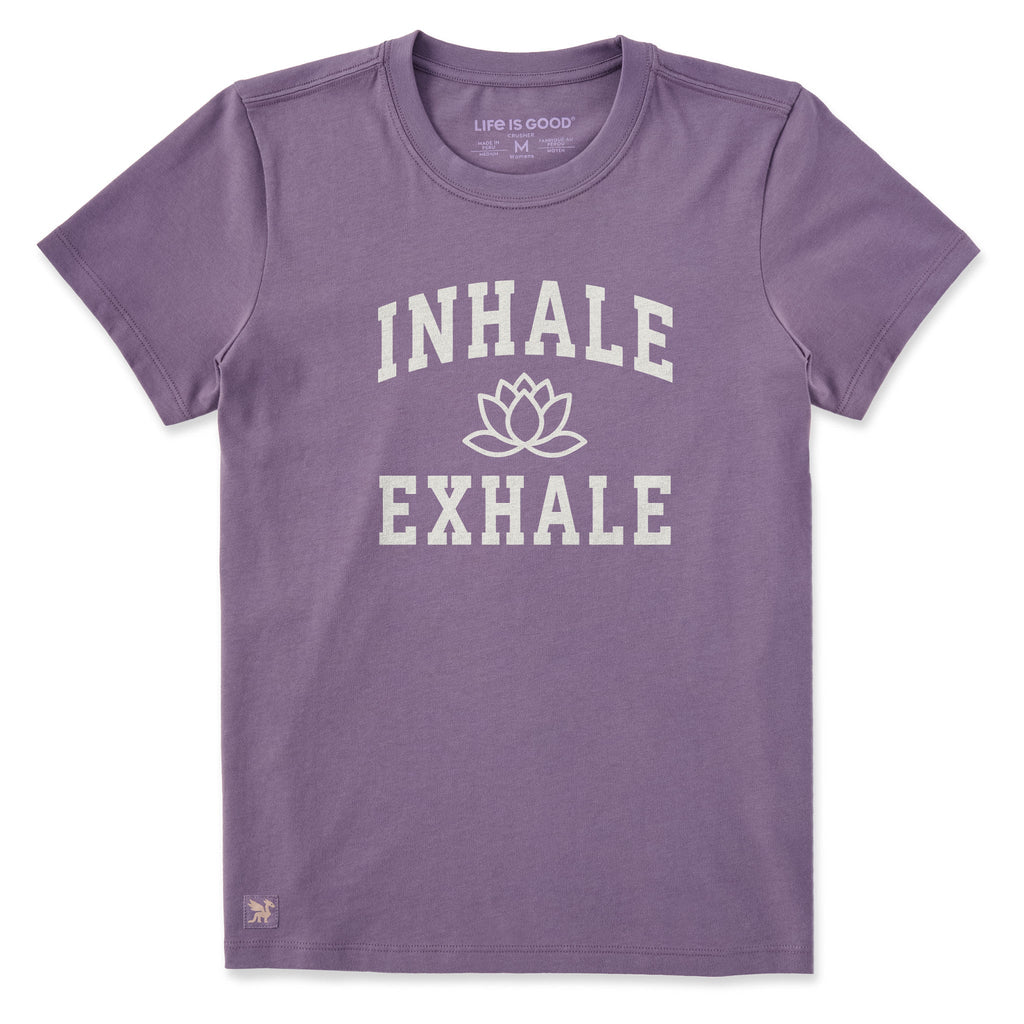 Women's Inhale Exhale Lotus Arch Short Sleeve Crusher Tee product image 1