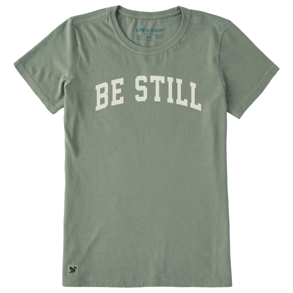 Women's Be Still Arch Short Sleeve Crusher Tee product image 1