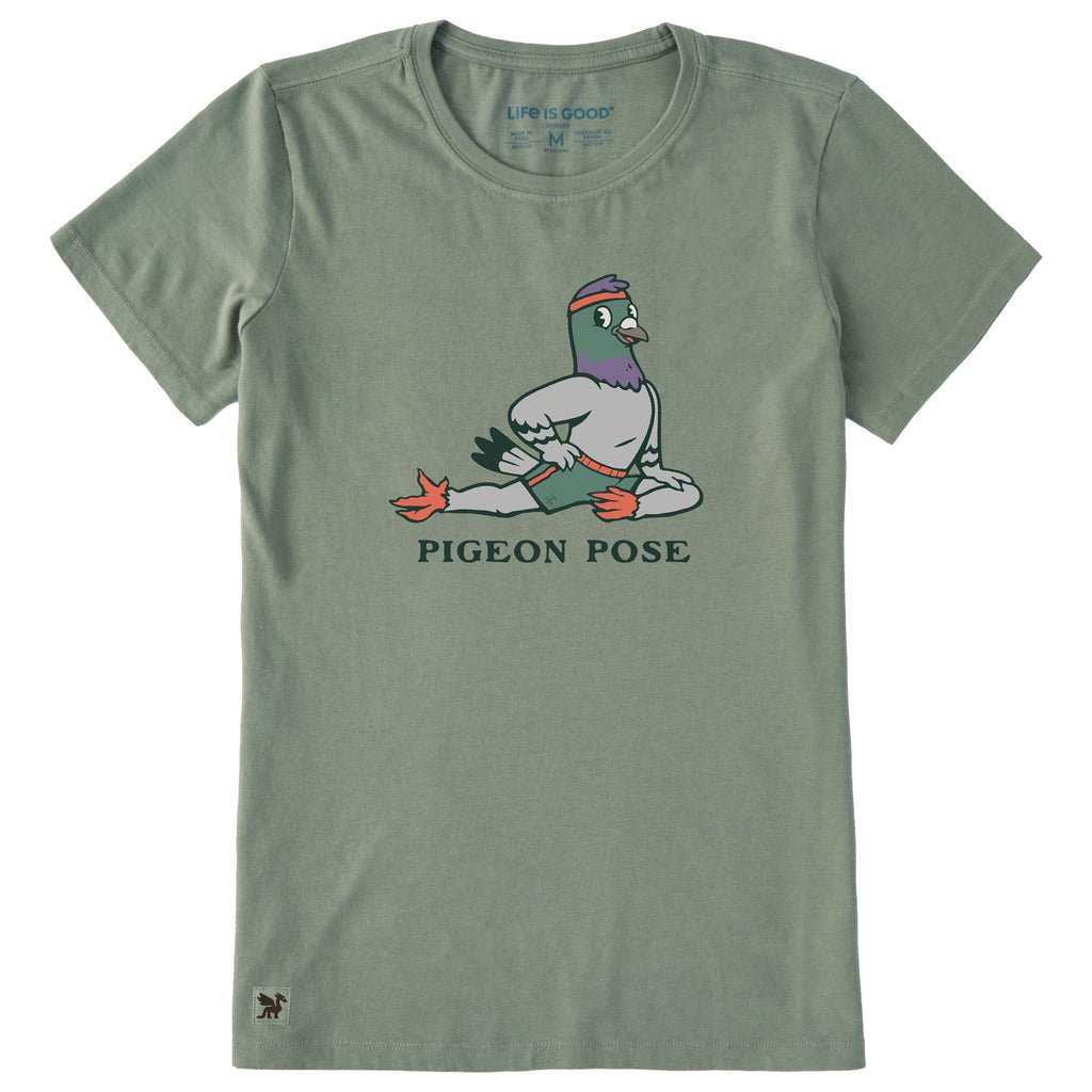 Women's Pigeon Pose Short Sleeve Crusher Tee product image 1