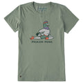 Women's Pigeon Pose Short Sleeve Crusher Tee product image 1