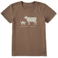 Women's Cat Cow Short Sleeve Crusher Tee product image 1