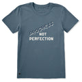 Women's Progress Not Perfection Short Sleeve Crusher Tee product image 1