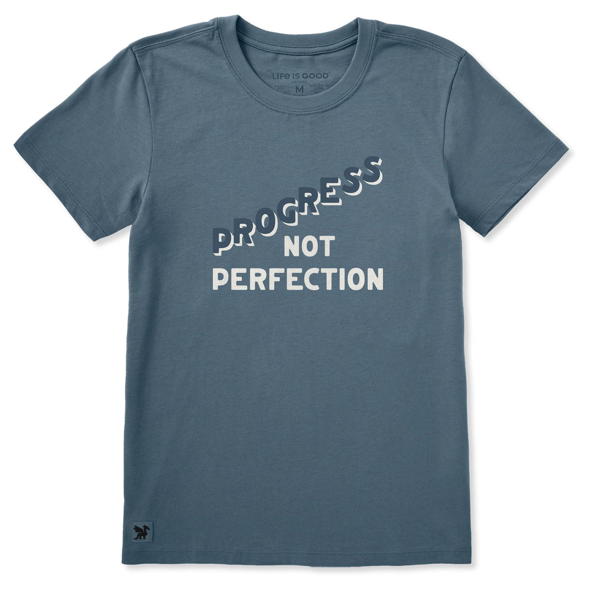 Women's Progress Not Perfection Short Sleeve Crusher Tee product image 1