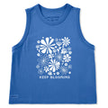 Women's Keep Blooming Flowers Crusher Boxy Tank product image 1