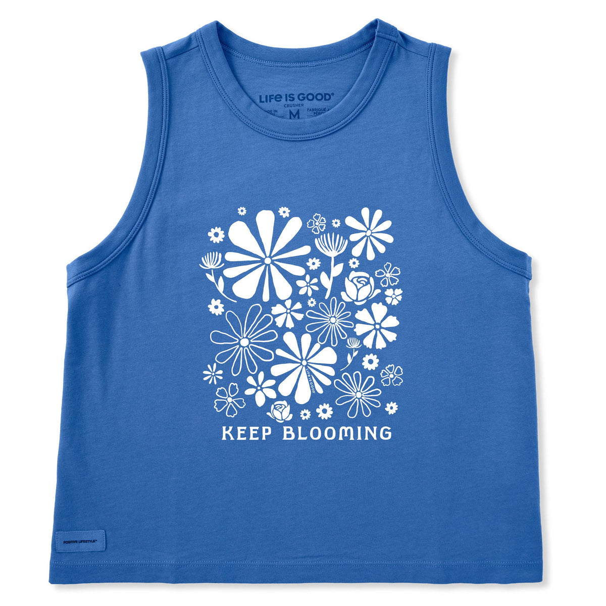 Women's Keep Blooming Flowers Crusher Boxy Tank product image 1