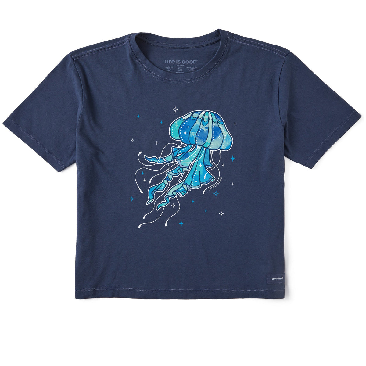 Women's Jellyfish on the Loose Short Sleeve Crusher Boxy Tee product image 1