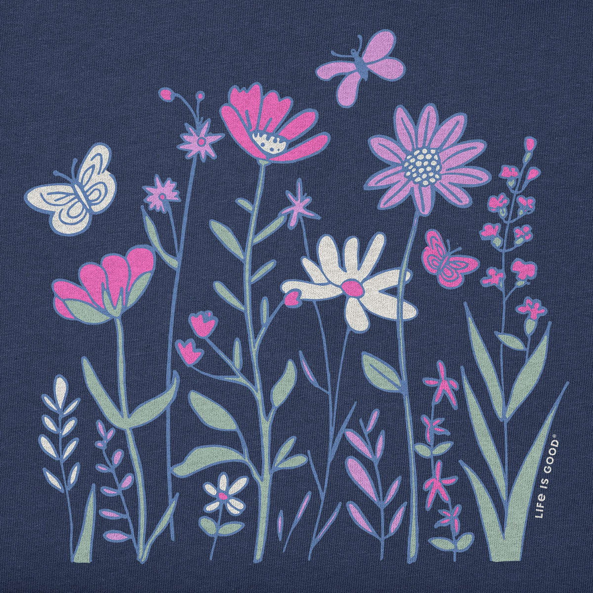 Women's Wildflower Scene Short Sleeve Crusher Boxy Tee product image 2