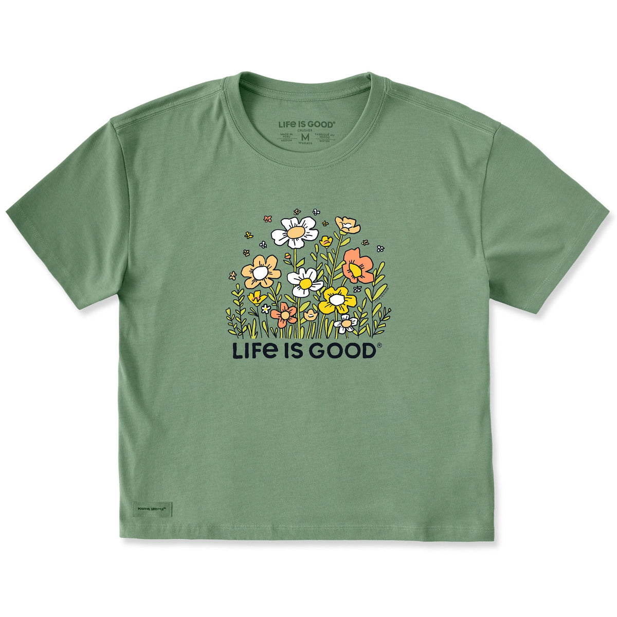 Women's Wildflower Smattering Short Sleeve Crusher Boxy Tee product image 1