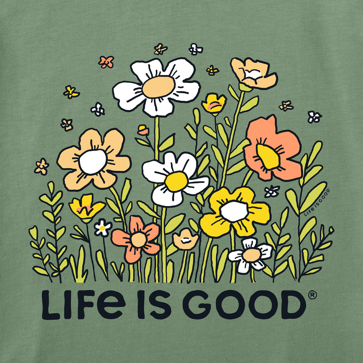 Women's Wildflower Smattering Short Sleeve Crusher Boxy Tee product image 2