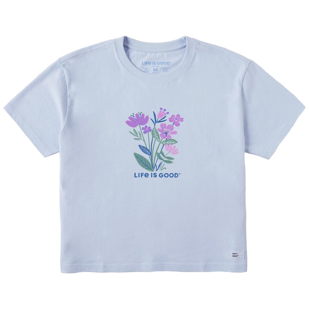 Women's Some Wildflowers Short Sleeve Crusher Boxy Tee product image 1