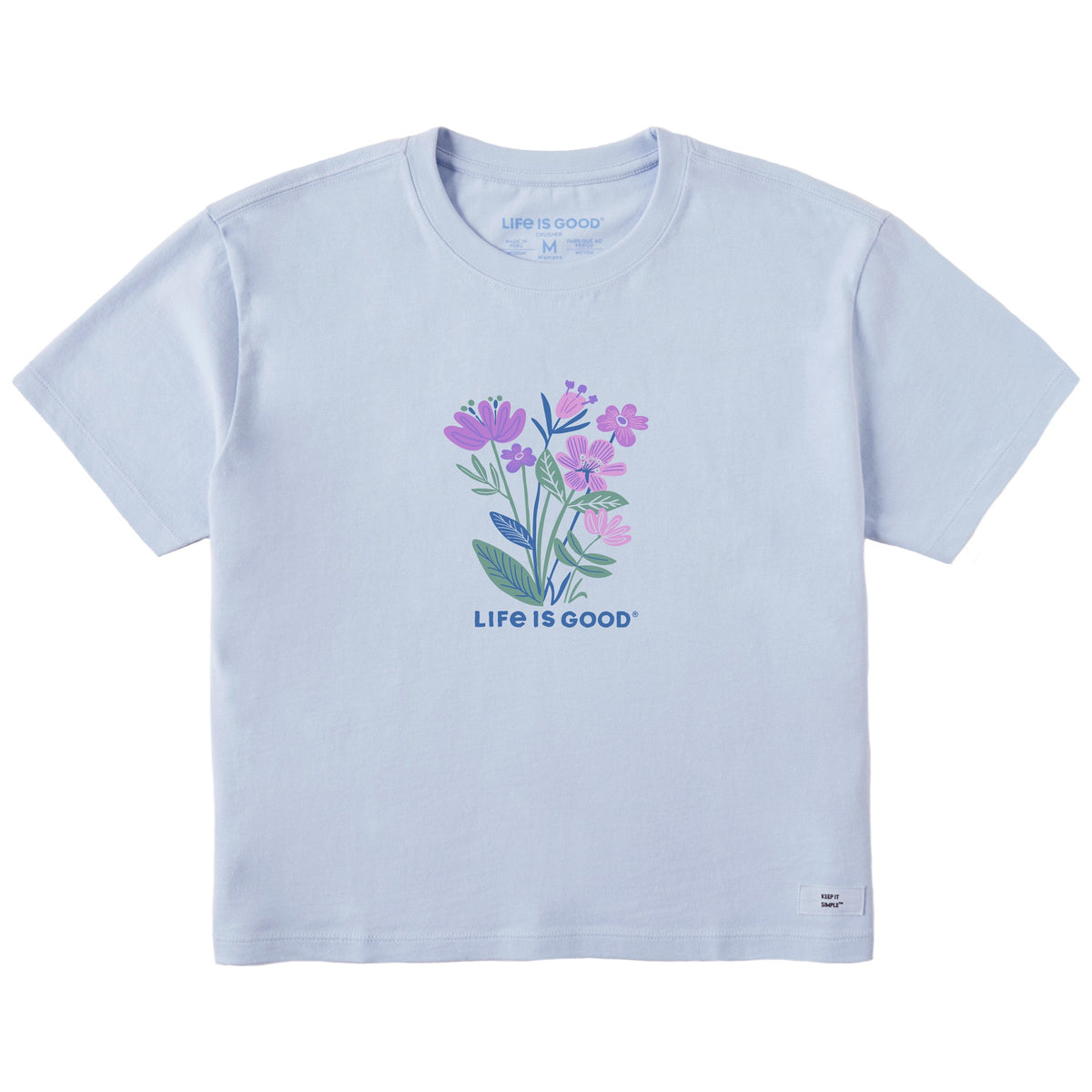 Women's Some Wildflowers Short Sleeve Crusher Boxy Tee product image 1