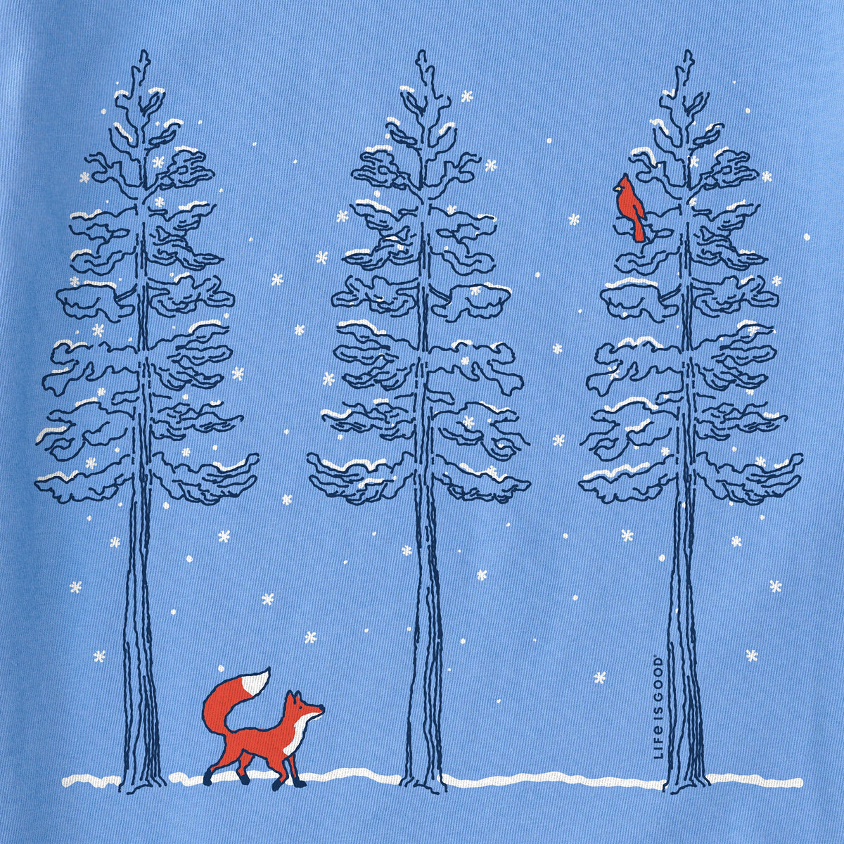 Women's Cardinal and Fox Long Sleeve Crusher Boxy Tee product image 2