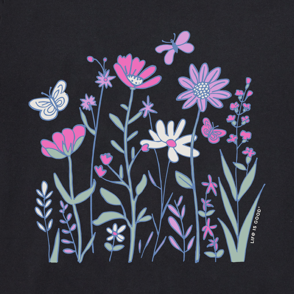 Women's Wildflower Scene Crusher Boxy Tank product image 2